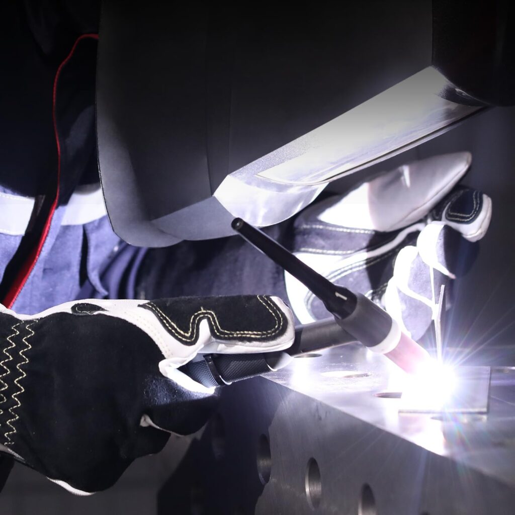 ARCCAPTAIN Tig Welding Gloves: Premium Goatskin Grain Leather, Dexterity, Comfort, Duralble Tig Gloves for Work Protection