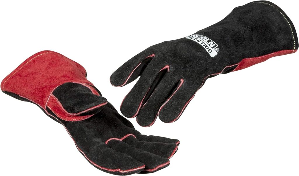 Lincoln Electric womens Jessi Combs Women s MIG Stick Welding Gloves, Black, Red, Medium Pack of 1 US