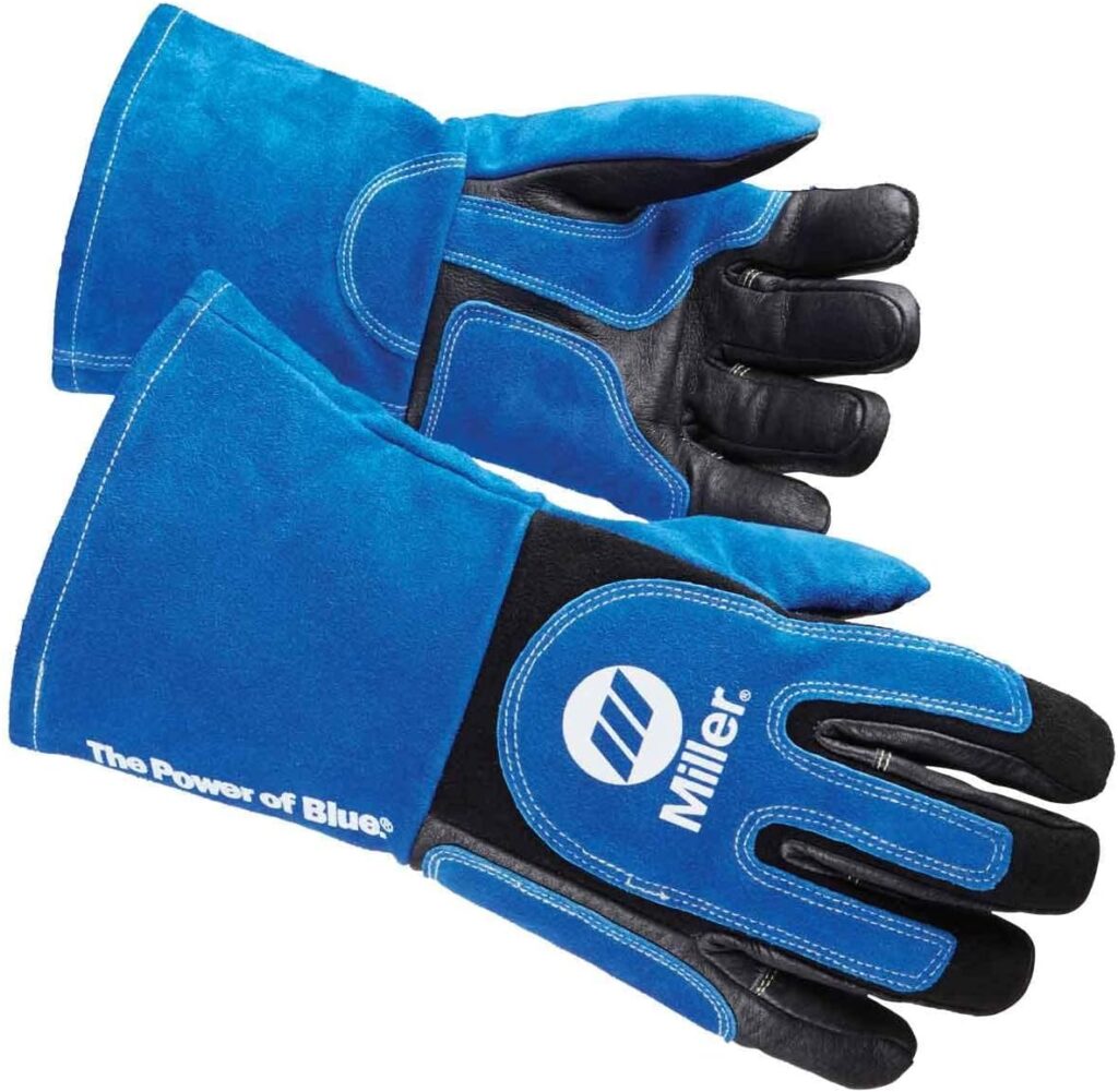 Miller Electric MIG/Stick Welding Gloves,Stick,PR, Large (263339)