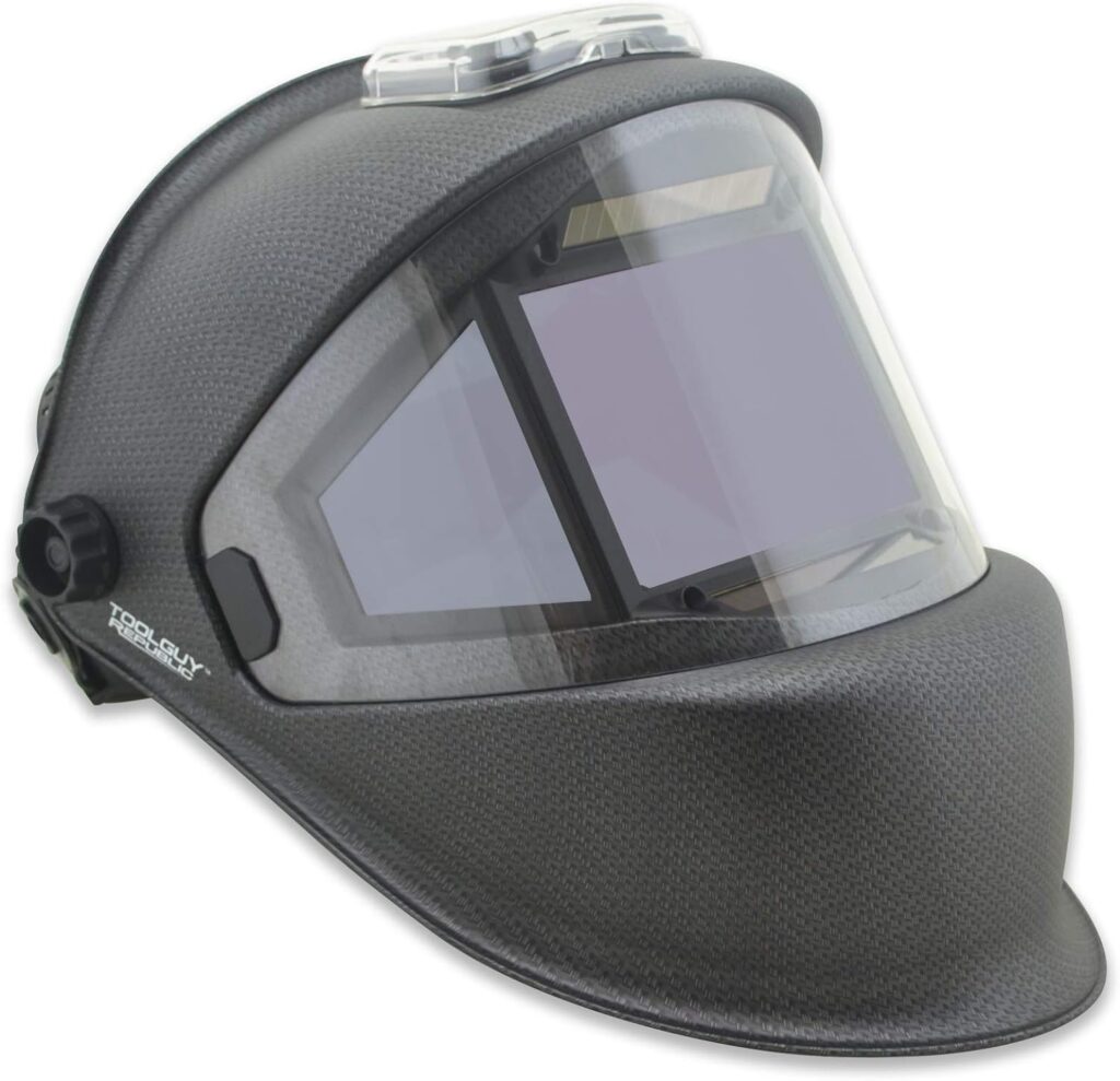 TGR Panoramic 180 View Solar Powered Auto Darkening Welding Helmet - True Color