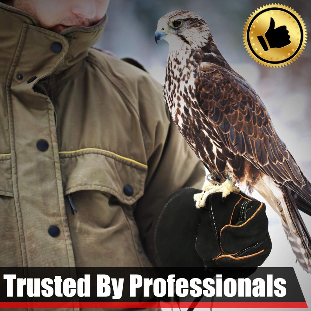 TIROTECHS Build Trust  Protect Your Hands, Welding, Bite Gloves, Proof Animal Handling Gloves for Safe  Loving Pet Care