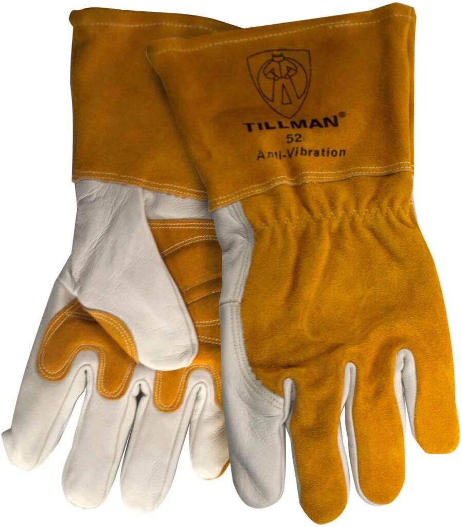 Tillman 52 Top Grain Cowhide Anti-Vibration MIG Welding Gloves, Large