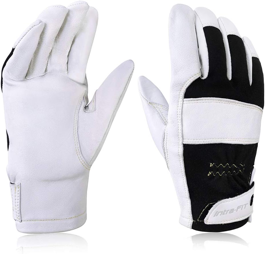 Intra-FIT TIG Welding Gloves, Premium Grain Goatskin, Spark-Resistant Nomex Back, True Fit