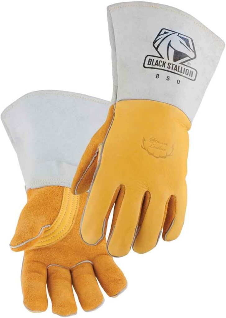 Revco 850M Flame Resistant Nomex Lined Elkskin Stick Welding Gloves M