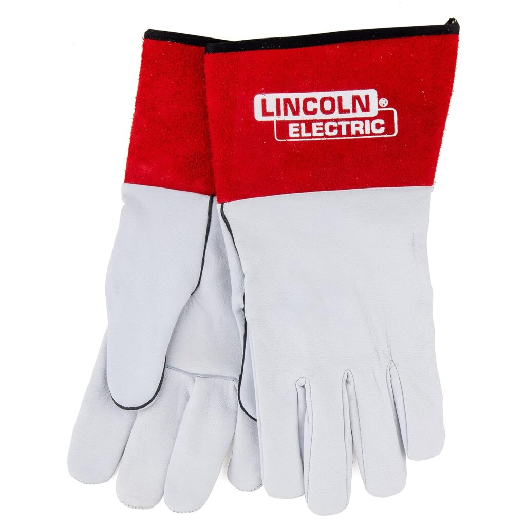 Lincoln Electric Goatskin and Split Cowhide Leather TIG Welding Glove - X Large